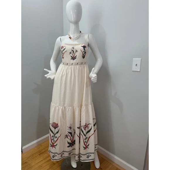 Commense Backless Pleated Floral Dress‎ size S - Picture 8 of 13